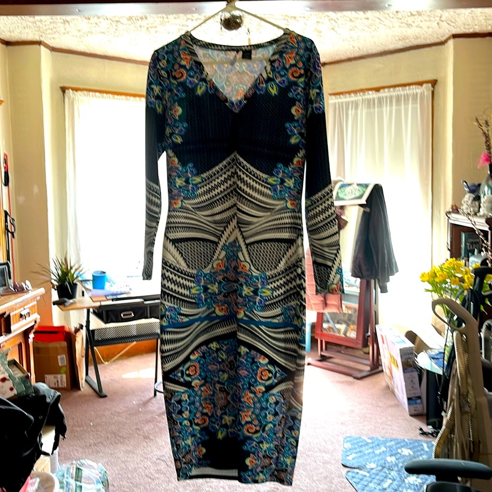 below the knee long sleeve dress! looks amazing on&hides any imperfections